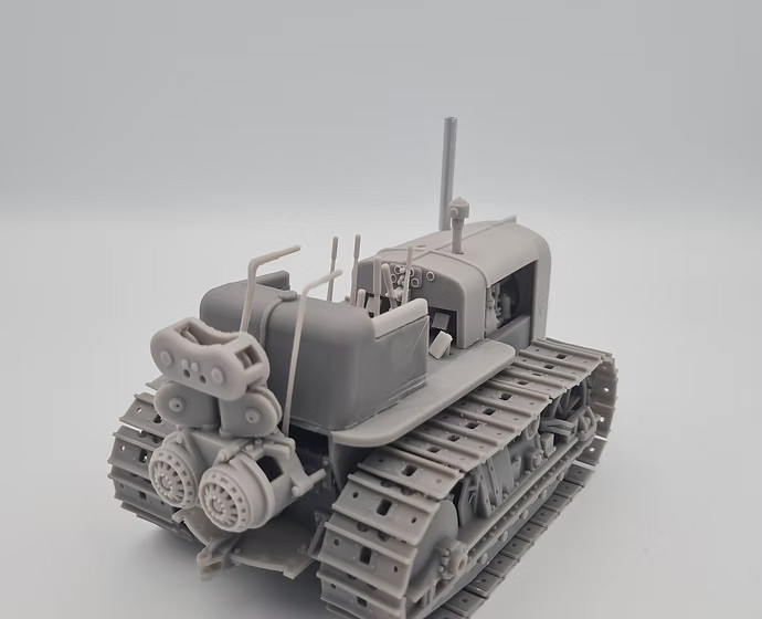 1/25 scale Allis Chalmers HD10 dozer with Garwood cable system Resin kit