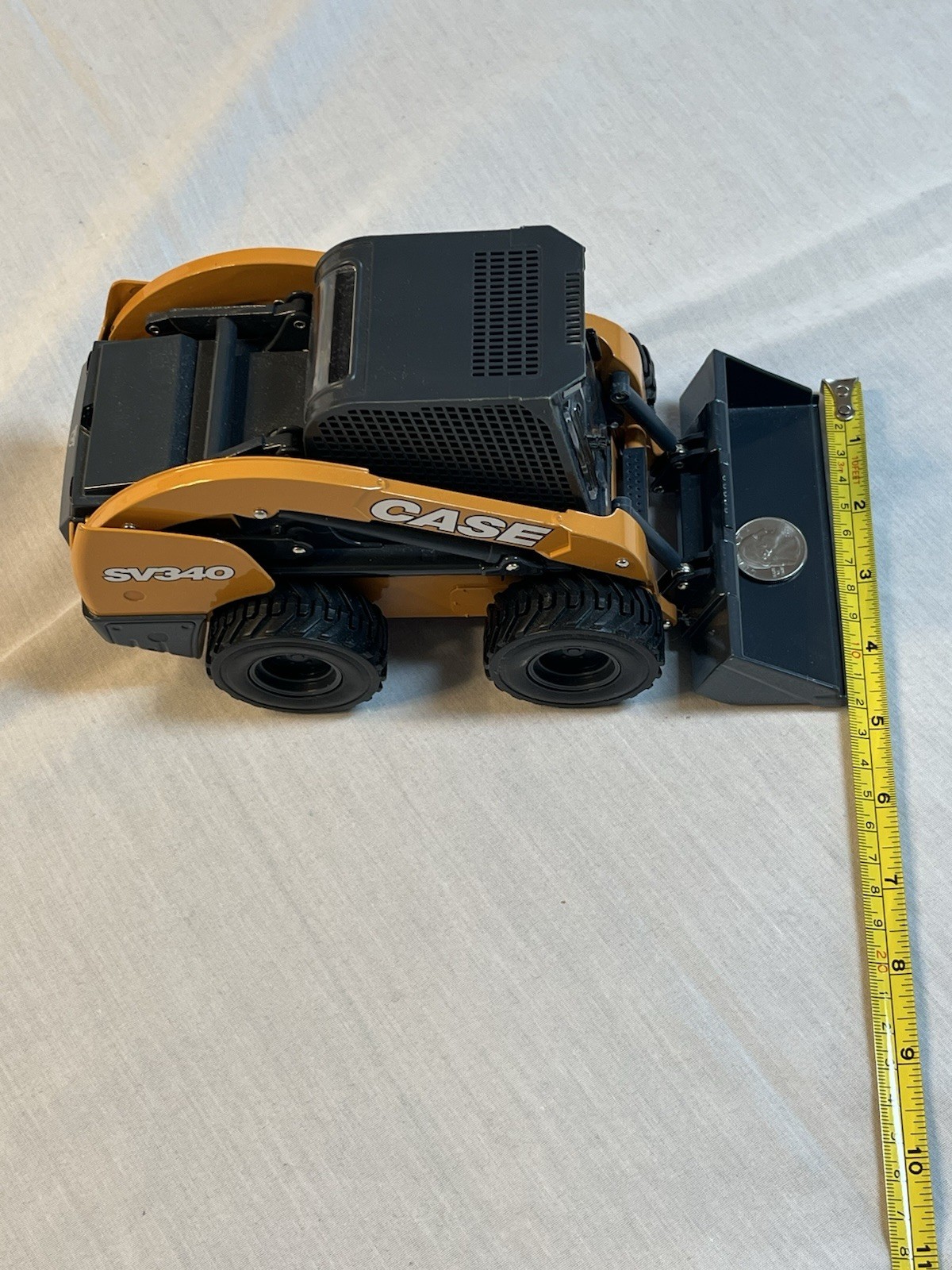 Case SV340 Diecast Loader Model Yellow Black Construction Equipment