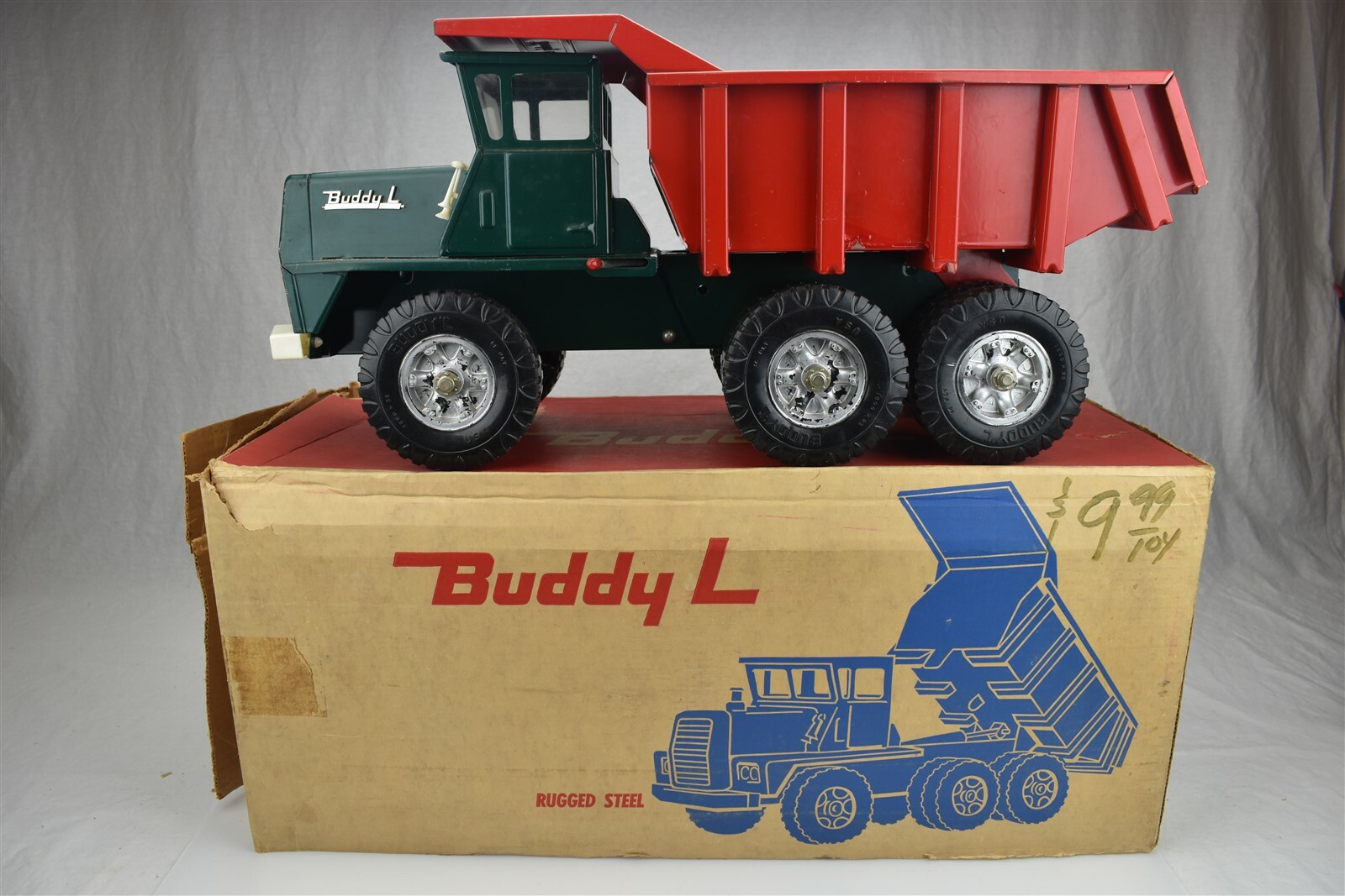 Buddy L 5822 Mammoth Hydraulic Quarry Dumper Dump Truck w/ box