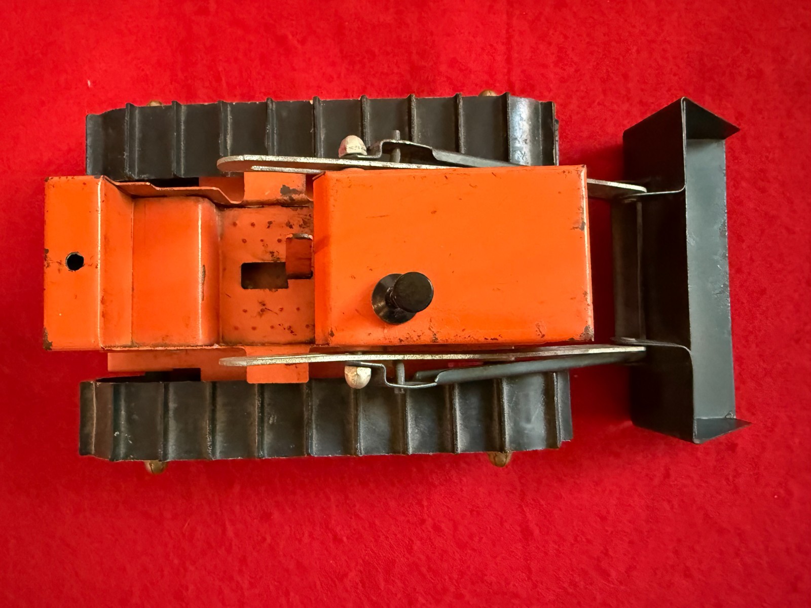 RARE Vtg Structo 1960&rsquo;s Hi-Lift Bulldozer & Sandloader Pressed Steel Made in USA