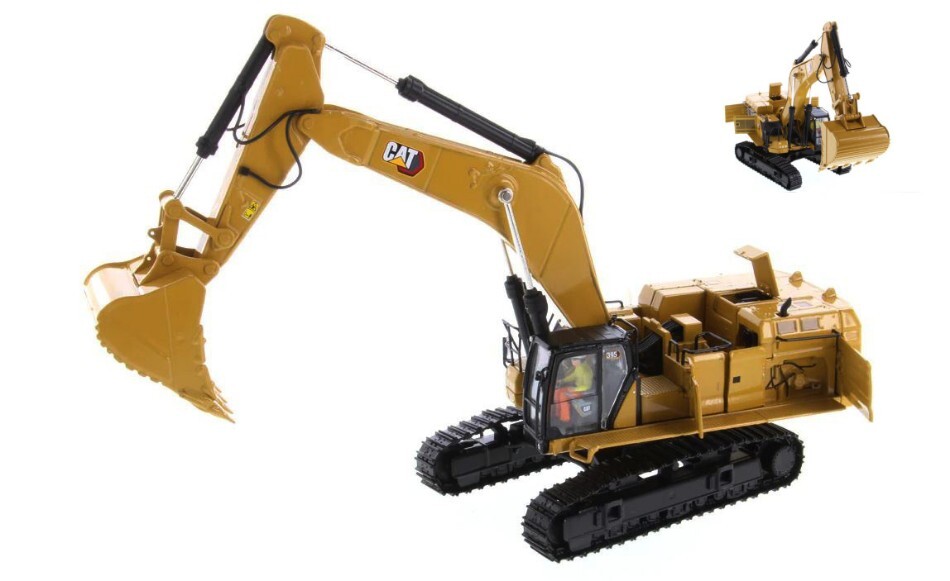 Vehicles Excavator Diecast Master CAT 395 HYDRAULIC EXCAVATOR 1:50