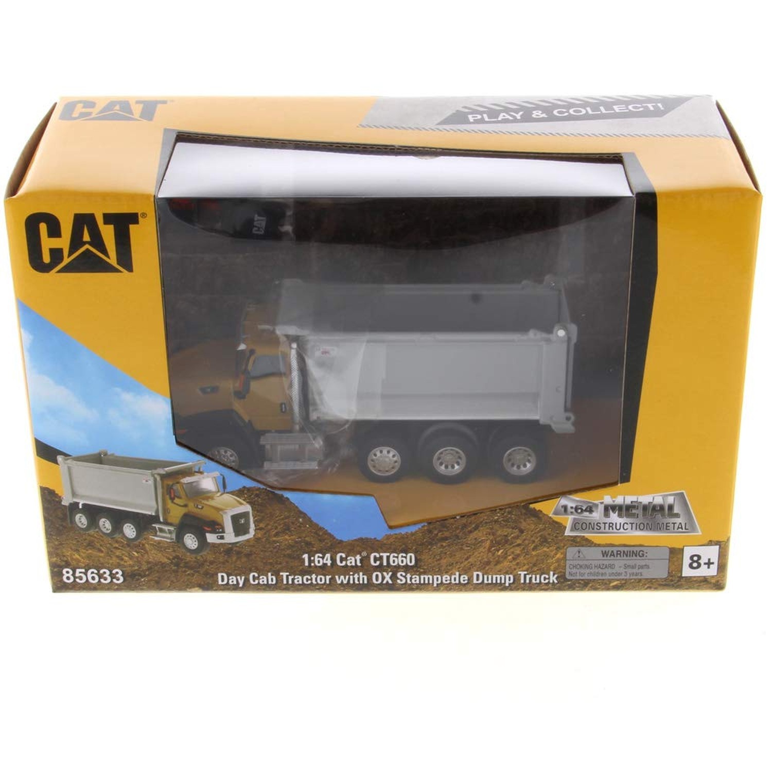 Diecast Masters 1:64 Scale Caterpillar CT660 OX Stampede Dump-Truck Model 856…