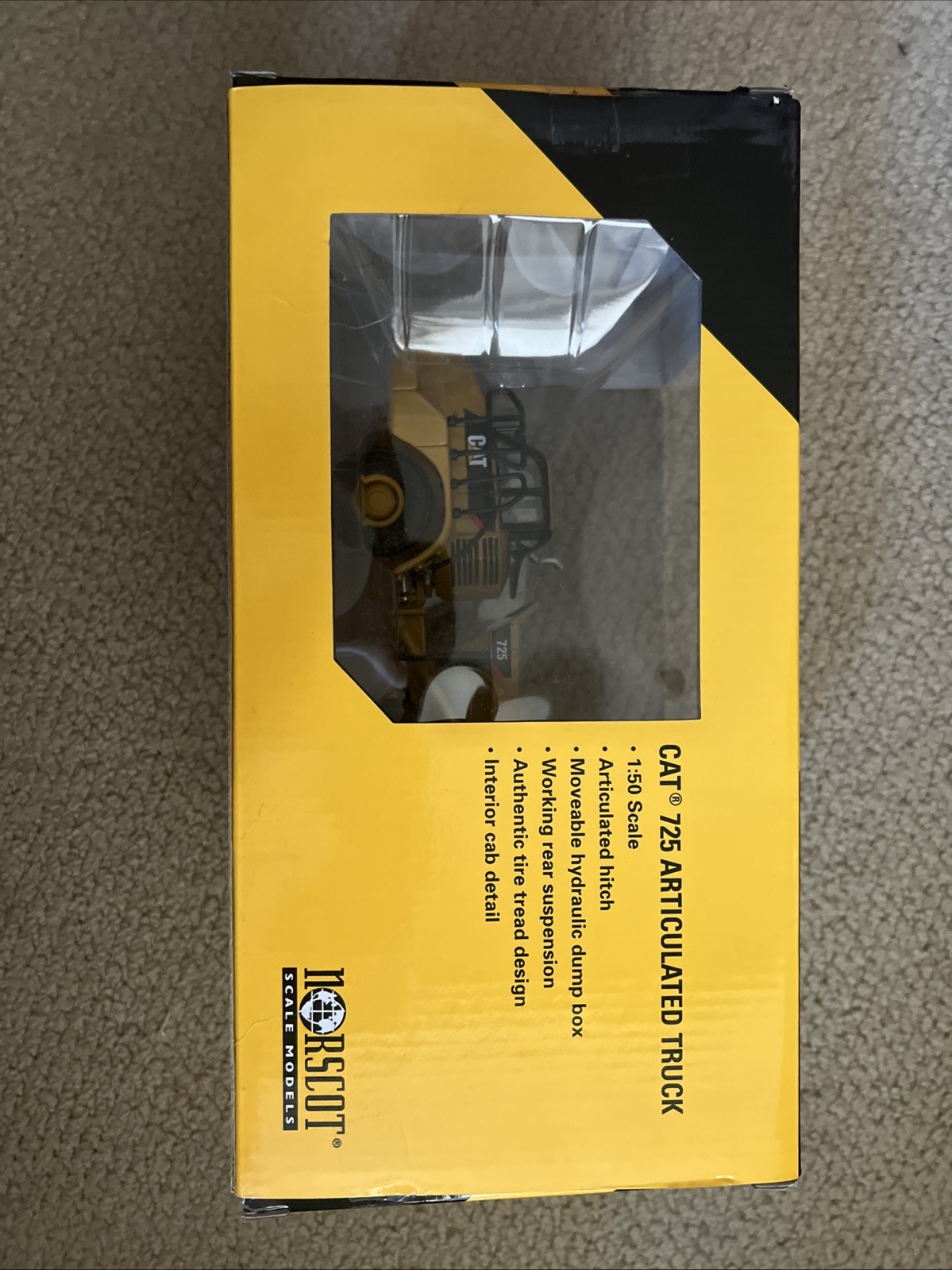 Norscot 1:50 Scale Cat 725 Articulated Truck Diecast Model New 2012