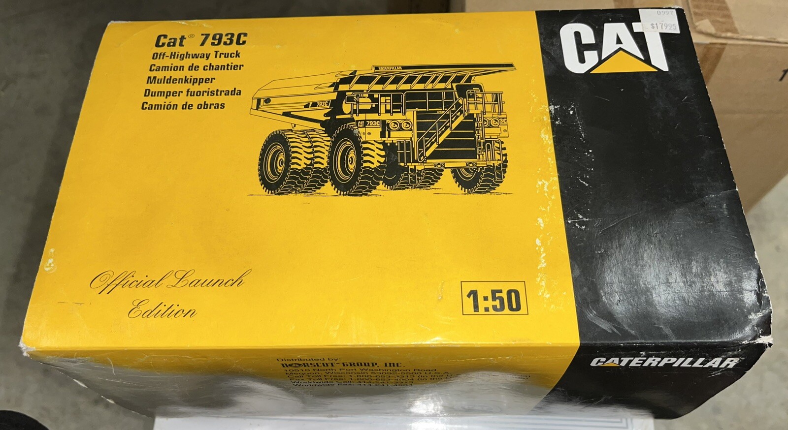 NZG CAT/Caterpillar 793C Off-Highway Truck Official Launch MINExpo ‘96 1/50