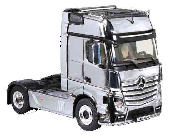 NZG 1/50 Mercedes-Benz Actros FH25 GigaSpace 4×2 Cab Only in Crome #844-01