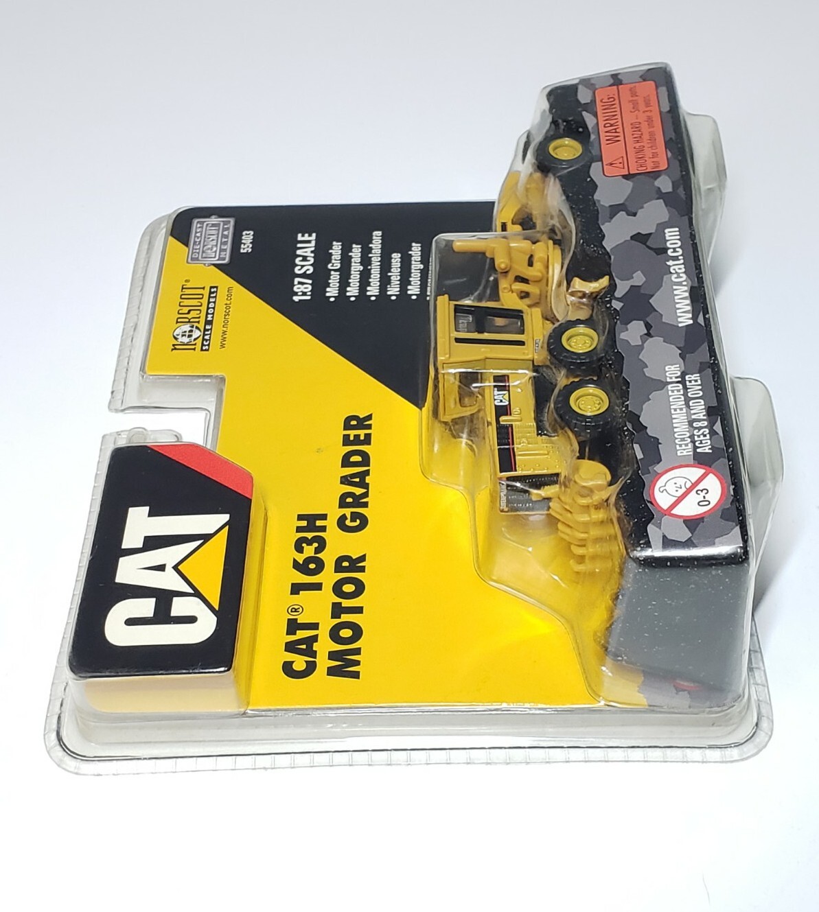 CAT 163H Motor Grader Caterpillar Diecast 1:87 Scale Model 55403 Norscot