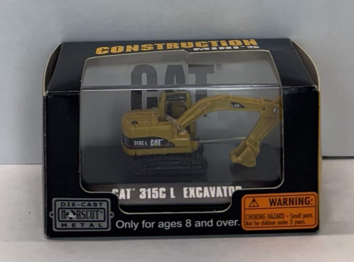 Pair Of Norscot Construction Mini Cat 906 Wheel Loader & 315C L Excavator