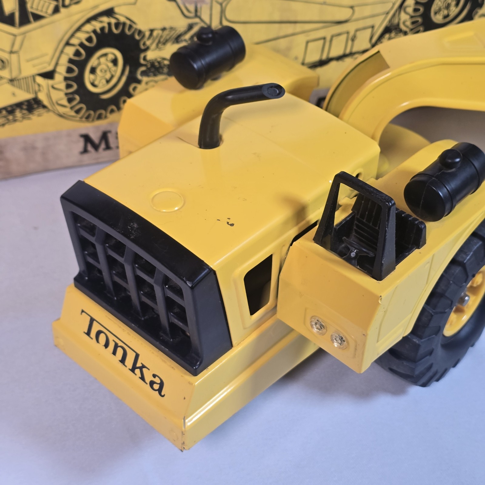 Vintage Tonka Truck Mighty Scraper Road Construction Truck Steel Pressed 1960s