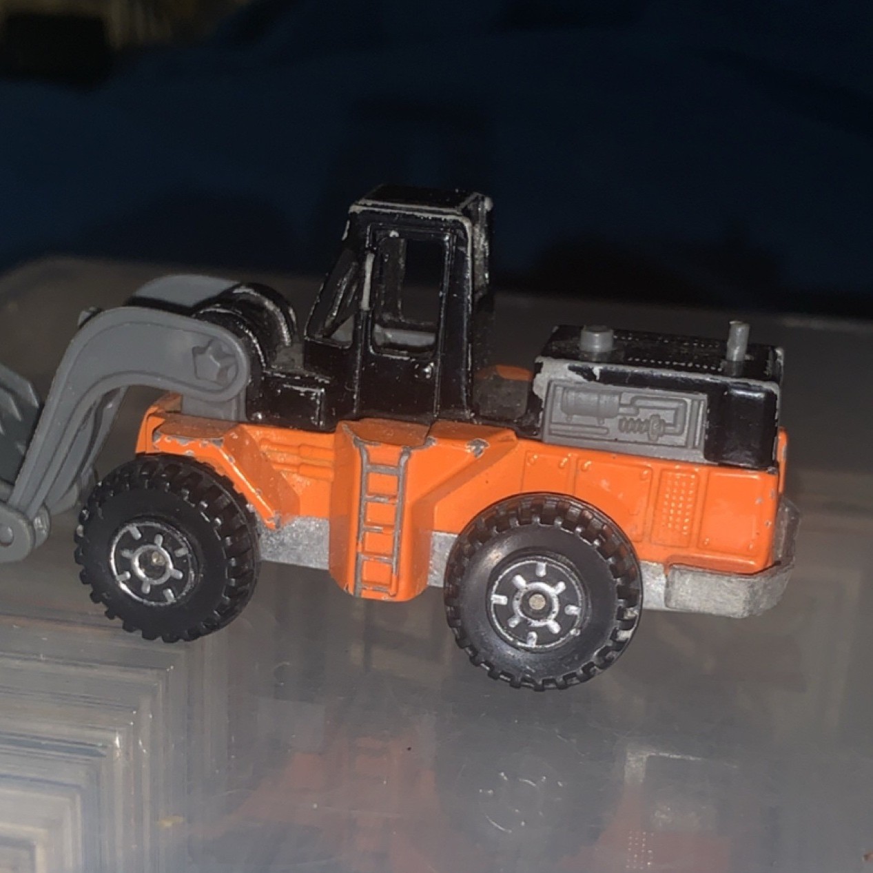Hot Wheels Wheel Loader Diecast Orange Construction Vehicle 1979
