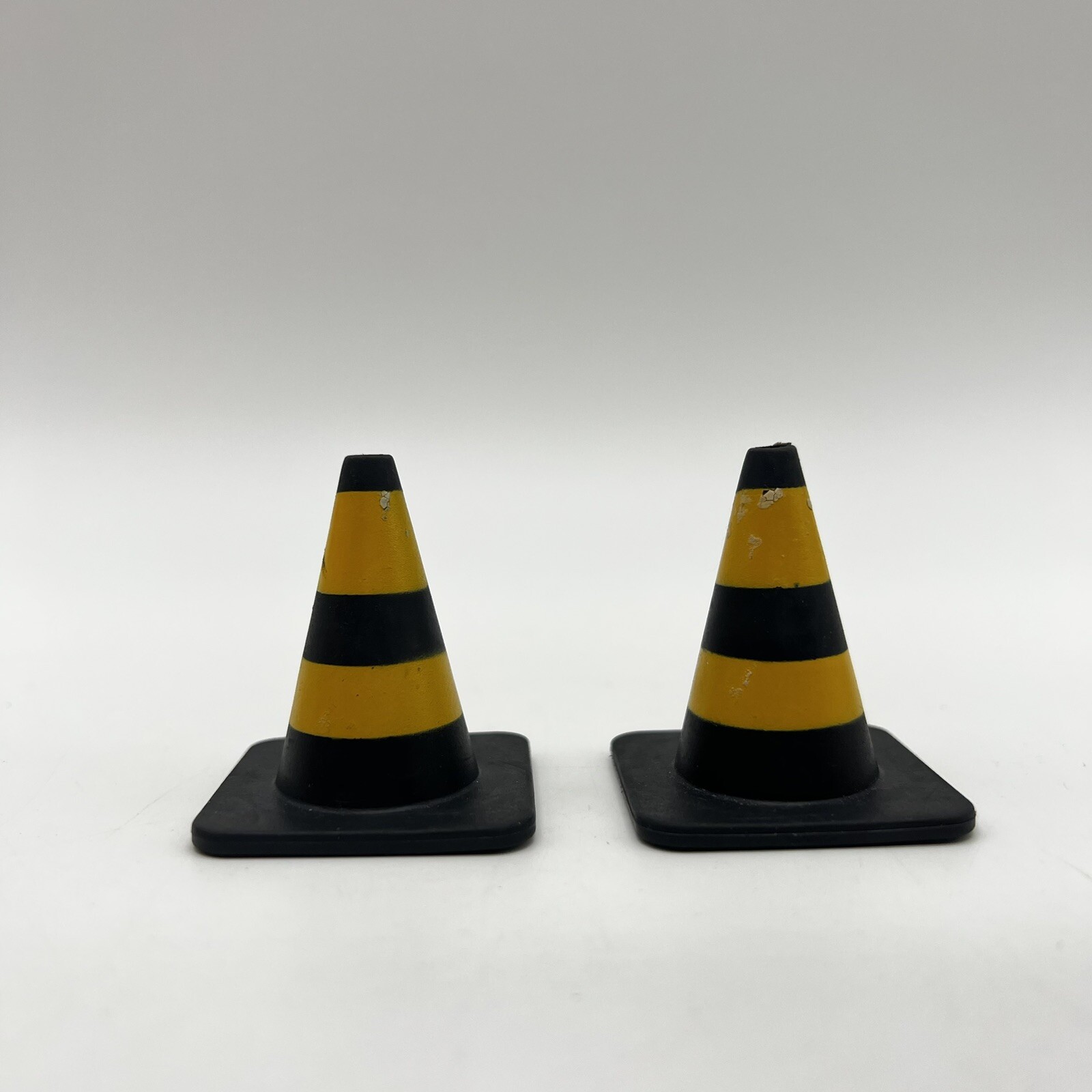 Plastic Warning Construction Toy Rubber Cones set of 2