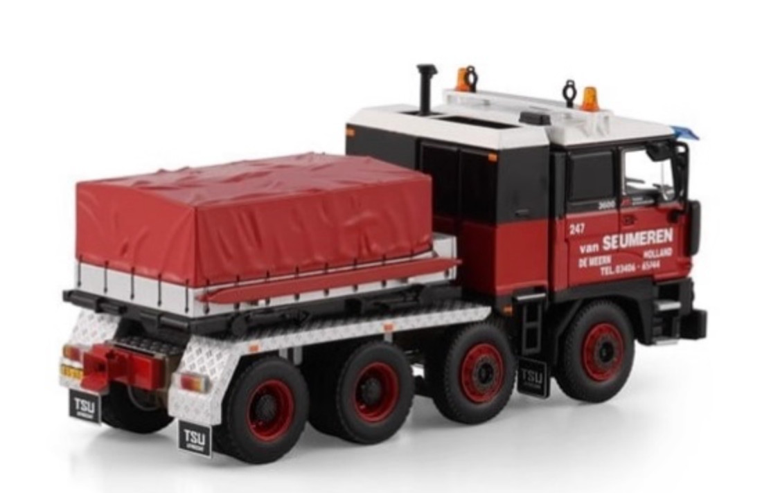 1:50 Mammoet DAF 3600 8X4 Ballast Tank Truck Construction Machine Diecast Model