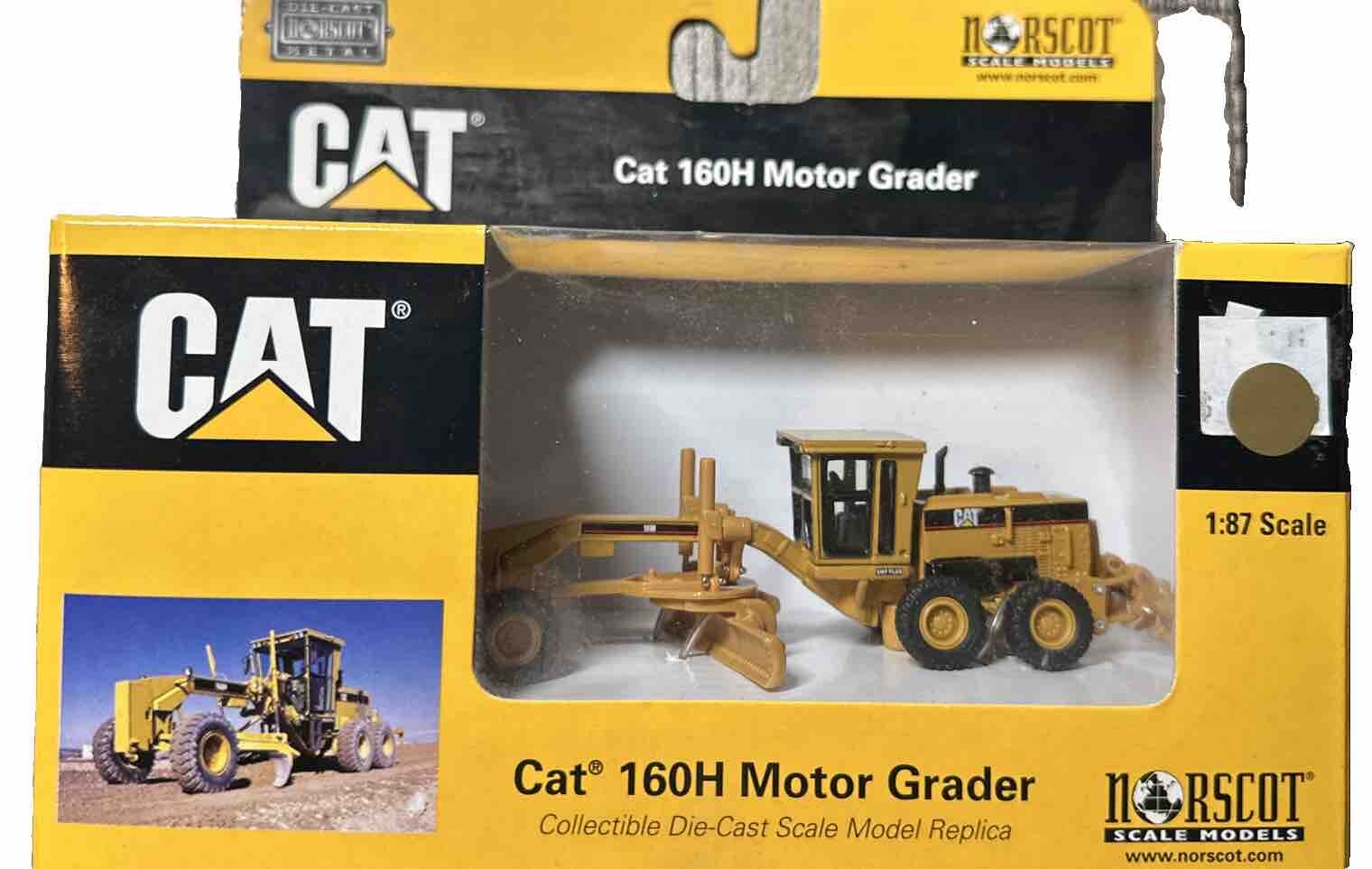 Norscot Scale Models CAT Die-Cast #55127 160H Motor Grader NIB