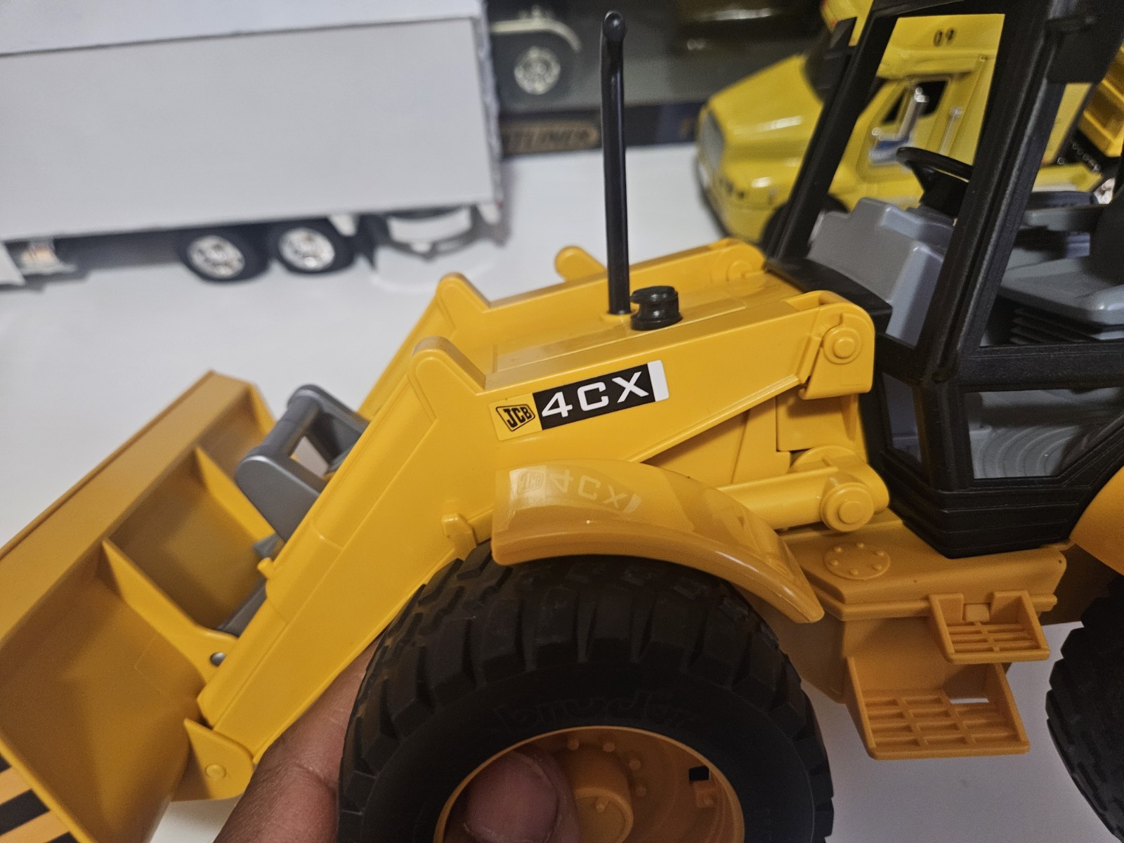 Bruder JCB 4CX Front End Loader Backhoe Plastic Truck Made in Germany