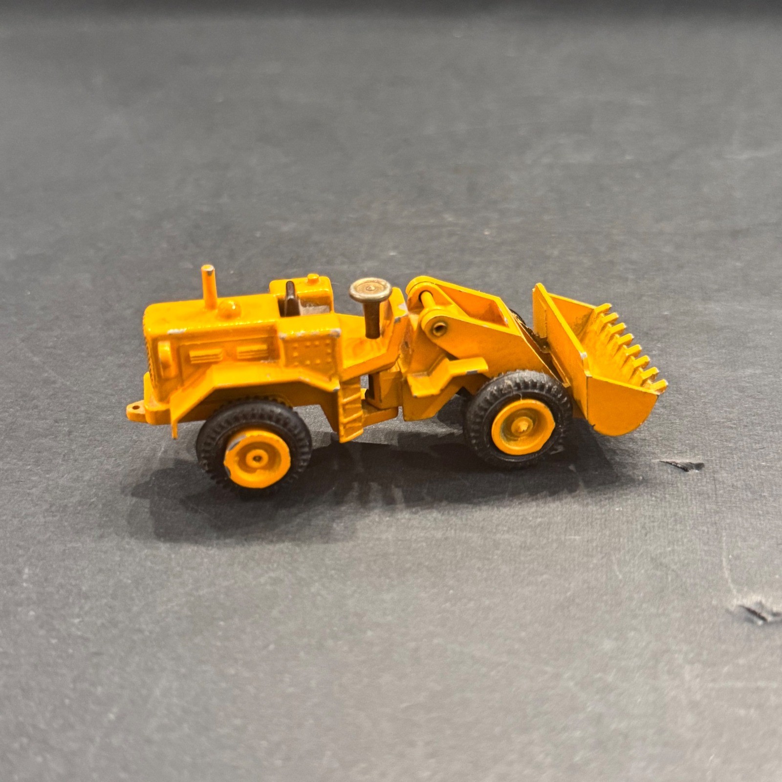 Vintage V215 Front Loader Yellow Diecast Construction Toy Made in W Germany N2G