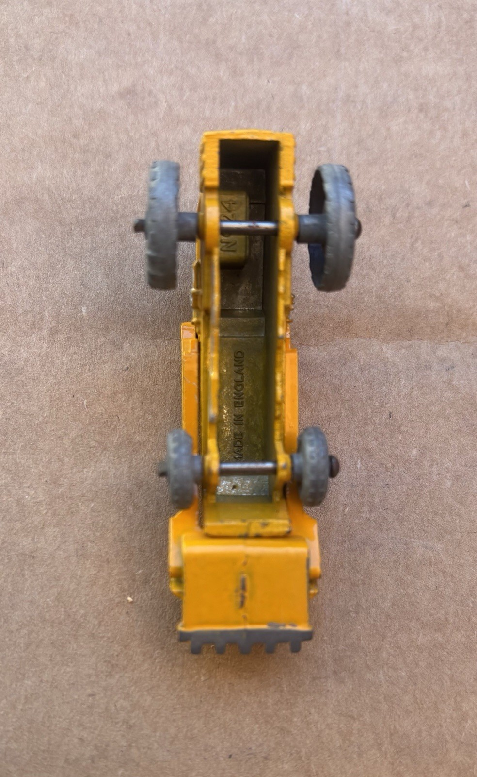 Lesney Matchbox Series No. 2 Weatherill Excavator 1:75 Metal Yellow/Black
