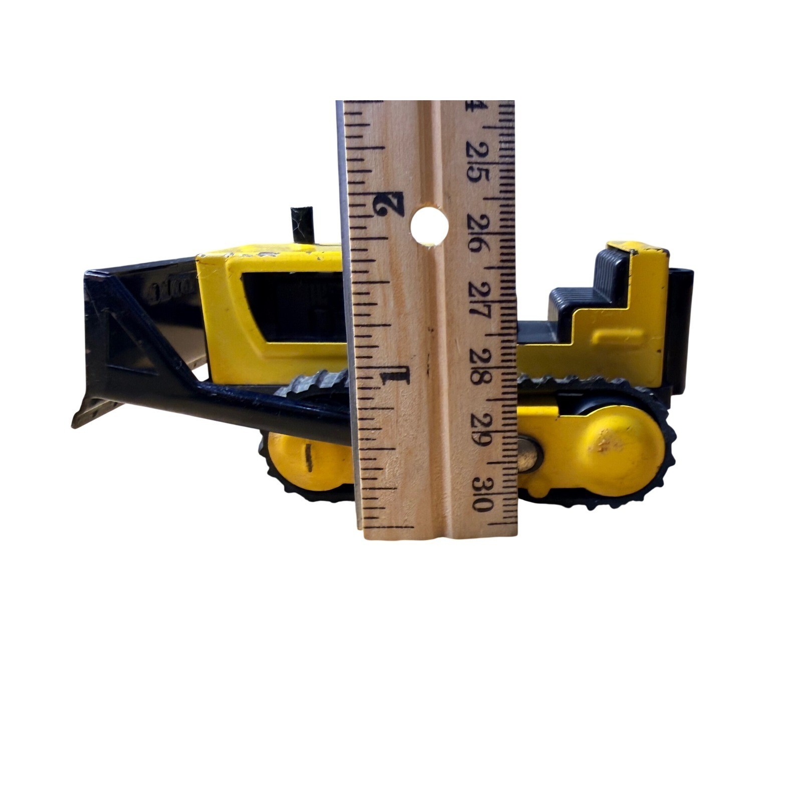 Tonka Bulldozer VTG 1970s Pressed Steel Yellow Black Construction Nostalgic Toy