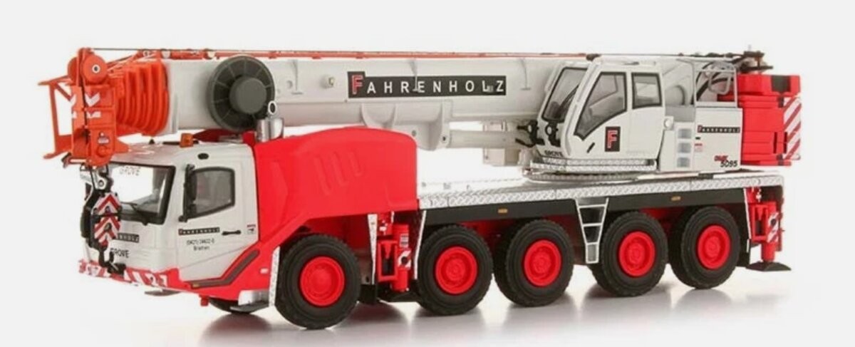 TWH Collectibles 090C-01330 1:50 Die Cast Grove GMK5095 Truck Crane « FAHRENHOLZ »
