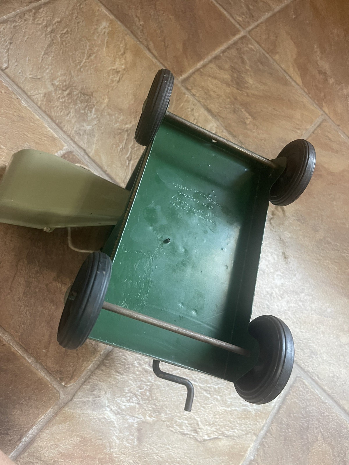 SUPER RARE Buddy L Concrete Mixer–1930s -fully articulated–100% comp. (TONKA)