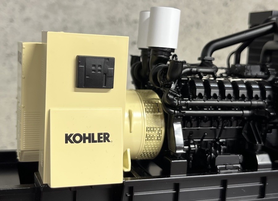 1:20 KOHLER SDMO Diesel Generator Set Construction Machinery Diecast Model IOB
