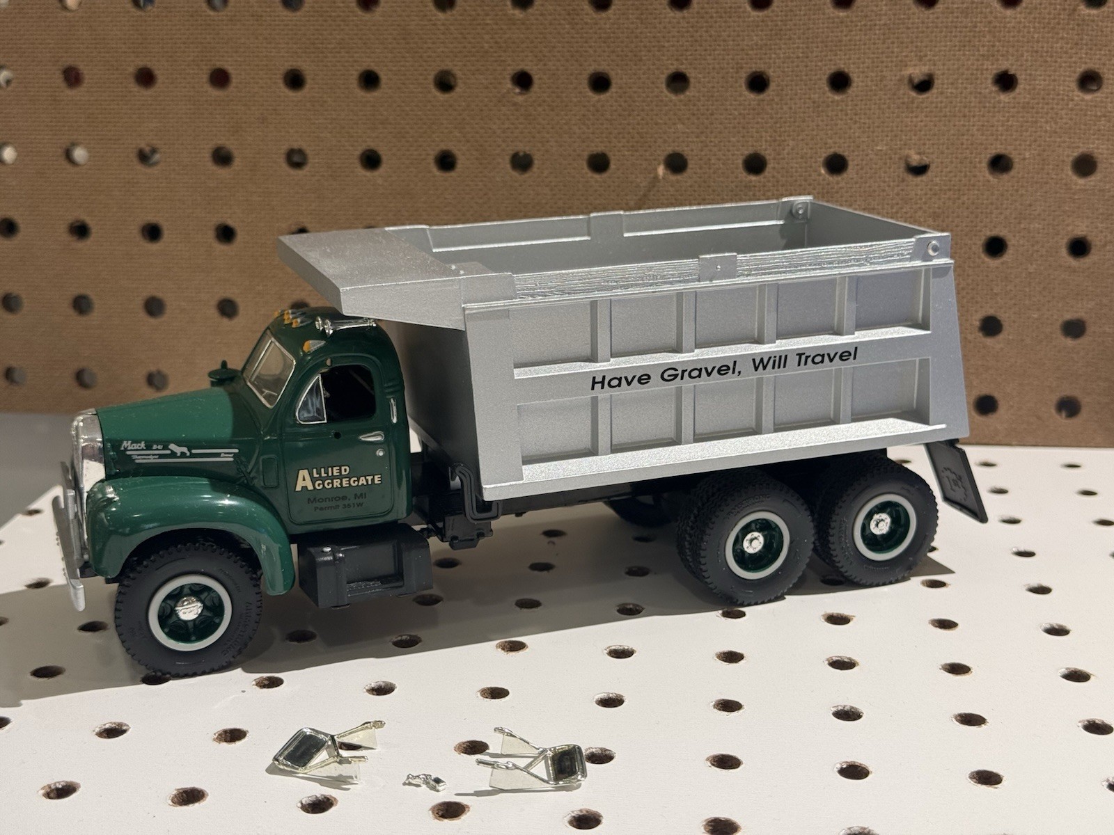 1st First Gear 1/34 Mack R Model Dump Truck Allied Aggregate 19-1828