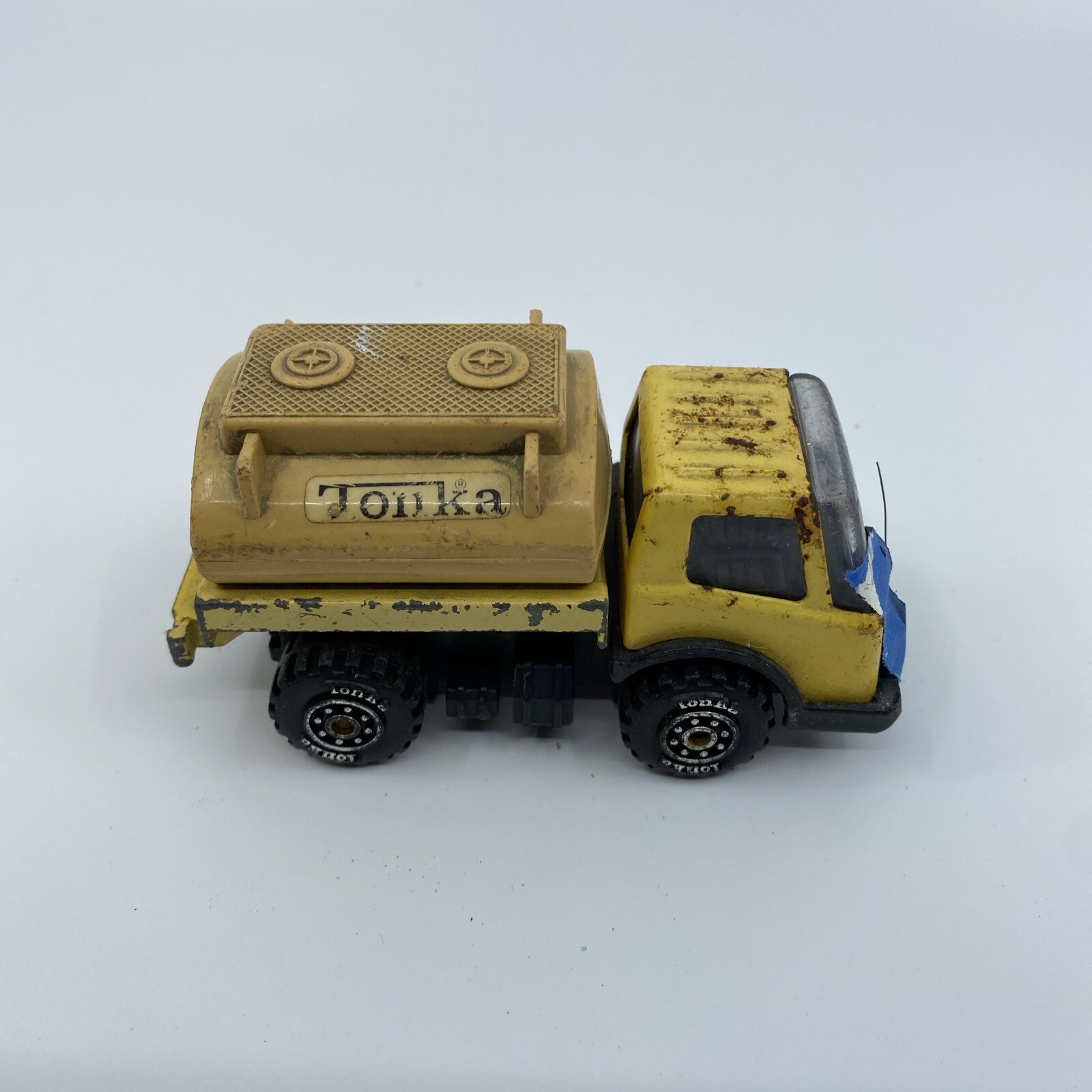 Vintage TONKA Yellow Fuel Tanker Truck – Made In Japan – Metal and Plastic