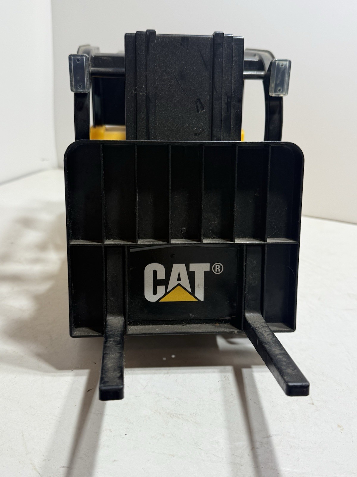 Toy State 1995 Caterpillar Forklift Plastic Toy Battery Operated