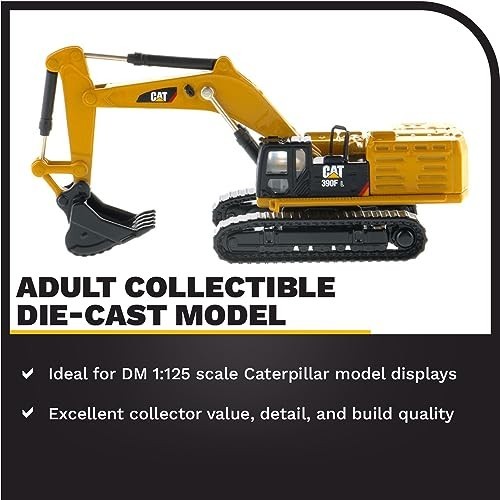 1:125 Scale Hydraulic Excavator Model | Diecast Construction Equipment & Trucks