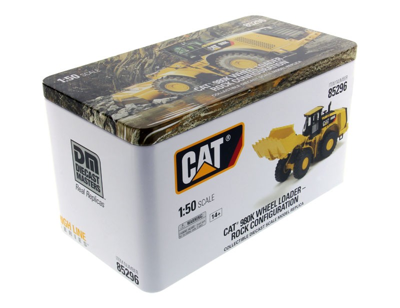 DIECAST MASTERS – CATERPILLAR 980K Wheel Loader for Rock with Ope…