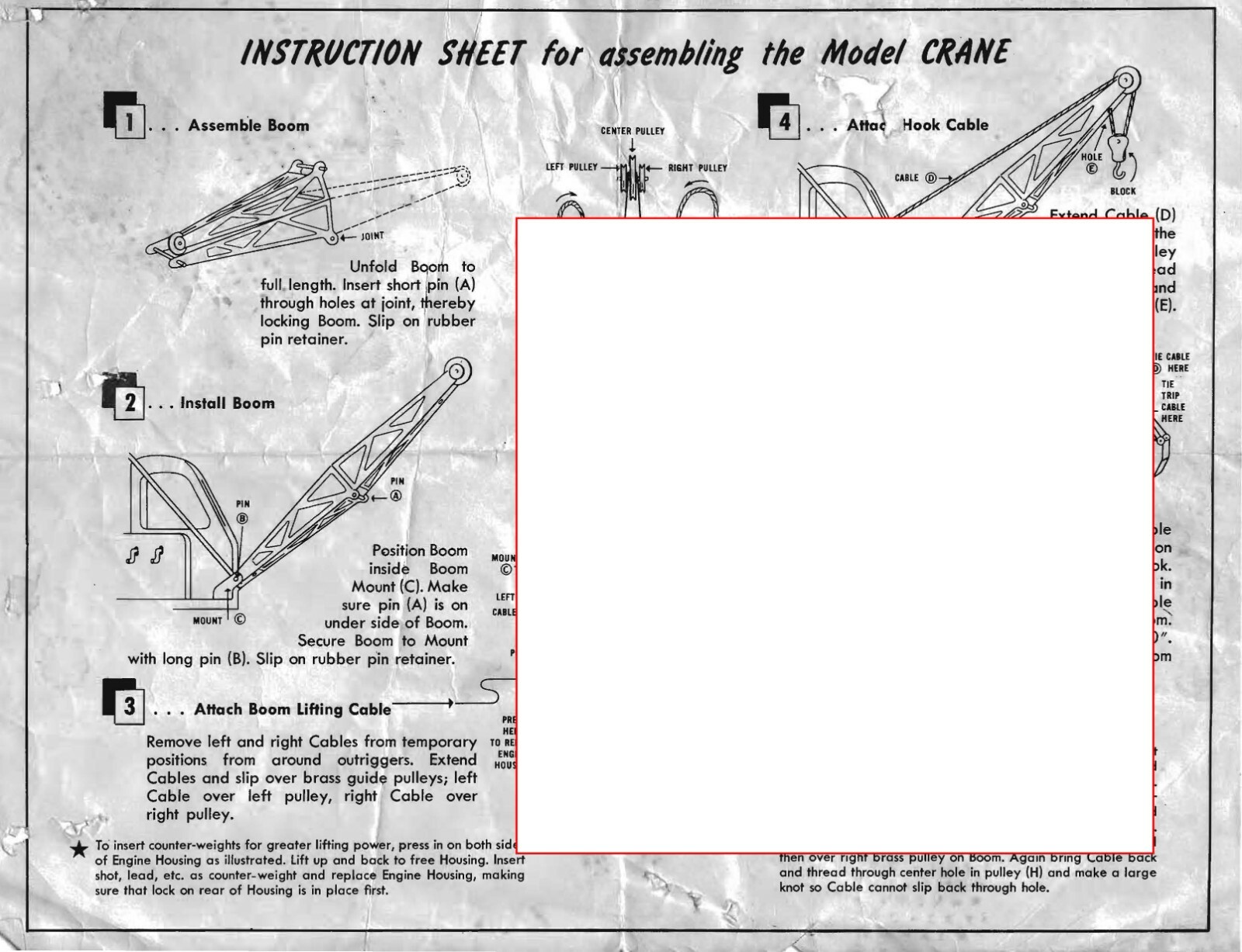 OPERATING INSTRUCTIONS FOR DOEPKE UNIT CRANE (COPY)