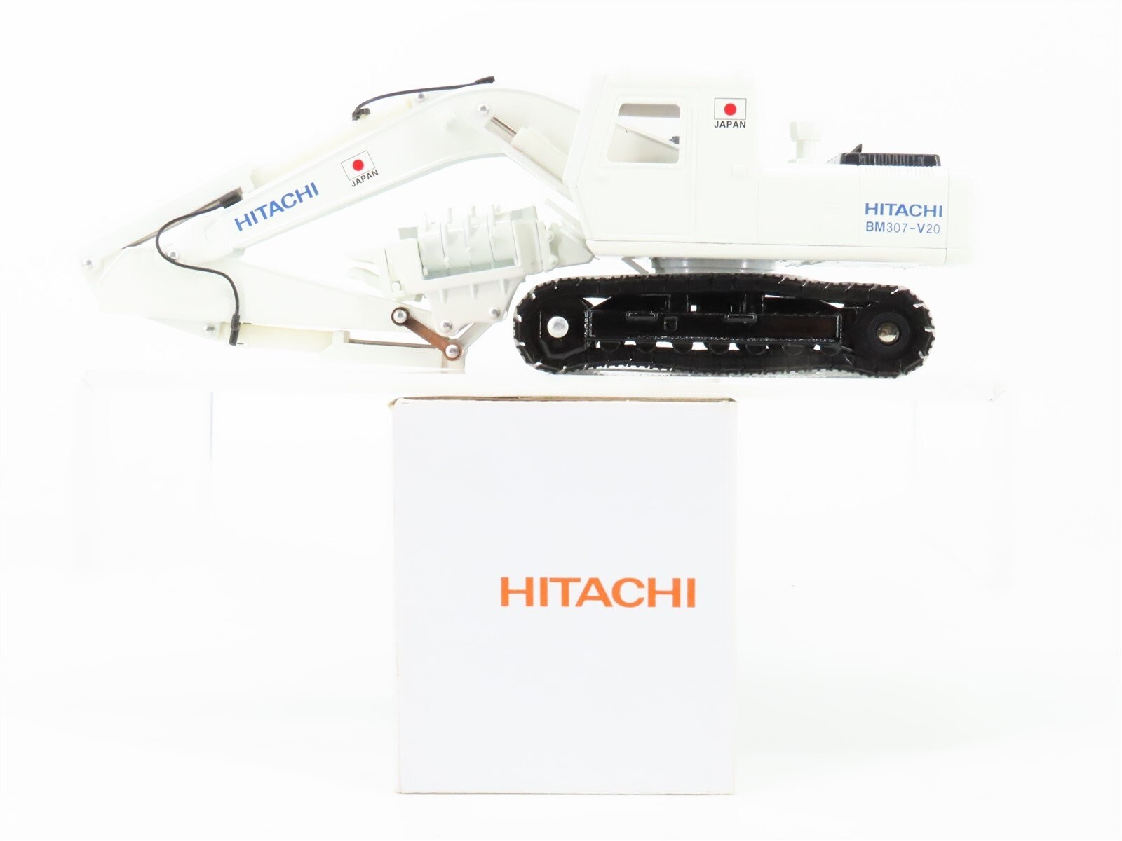 Hitachi BM307-V20 Excavator with Demining Equipment Shinsei 1:40 Scale Model New