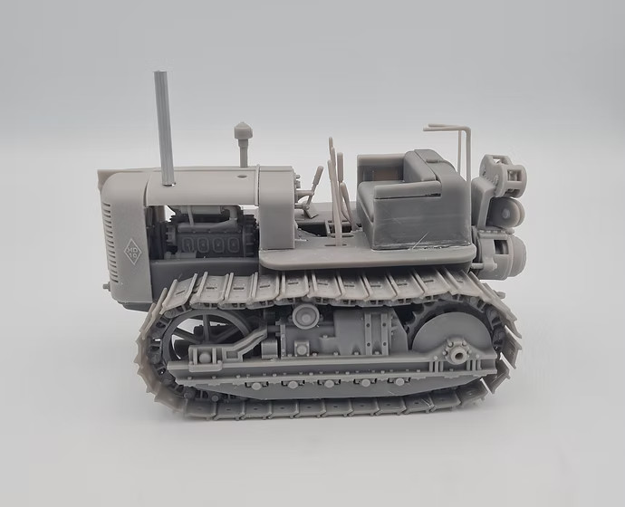 1/25 scale Allis Chalmers HD10 dozer with Garwood cable system Resin kit