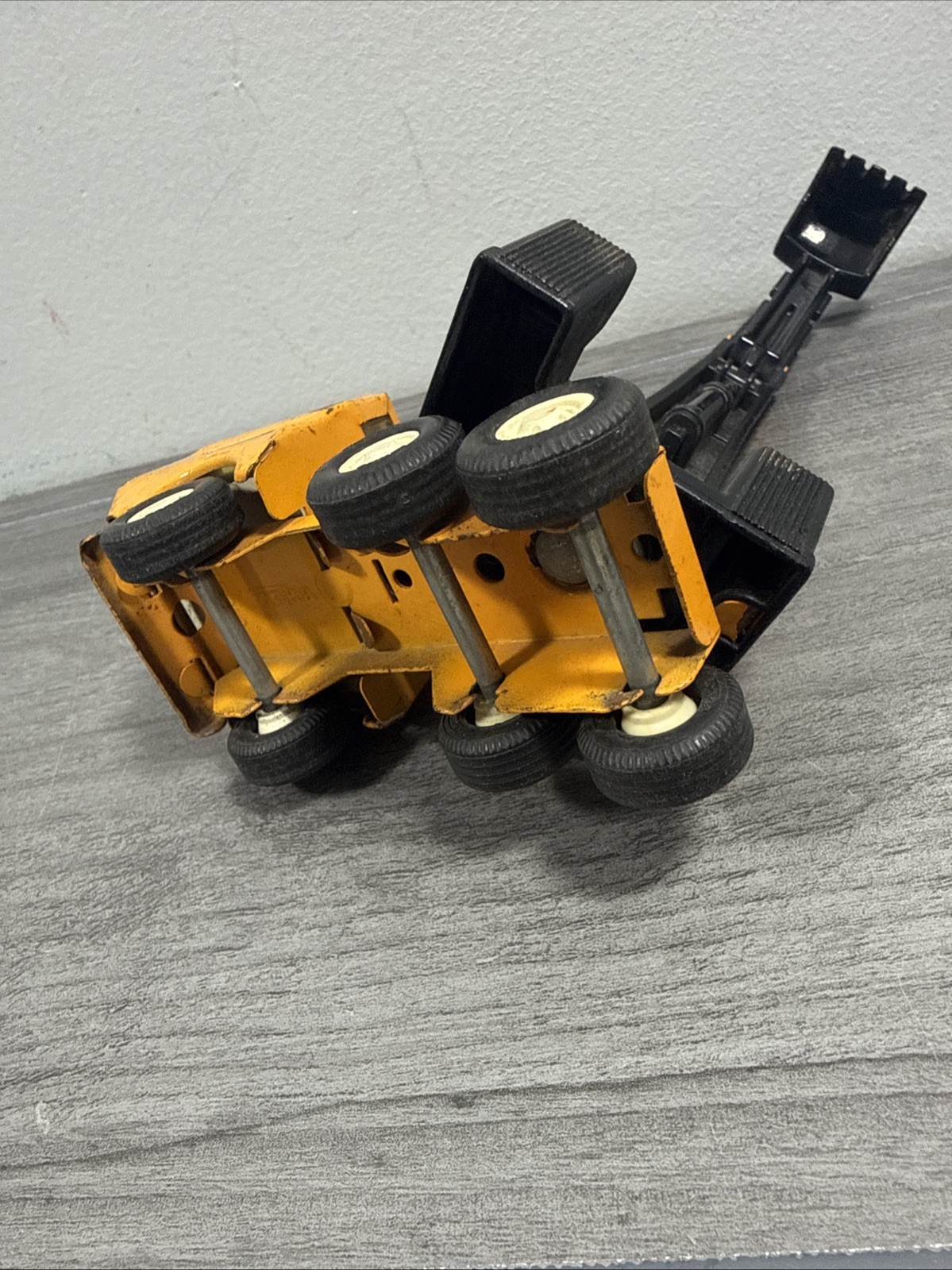 Vintage 1970s Tonka 55010 Toy Metal Excavator Backhoe 5.75&Prime; Antique Truck
