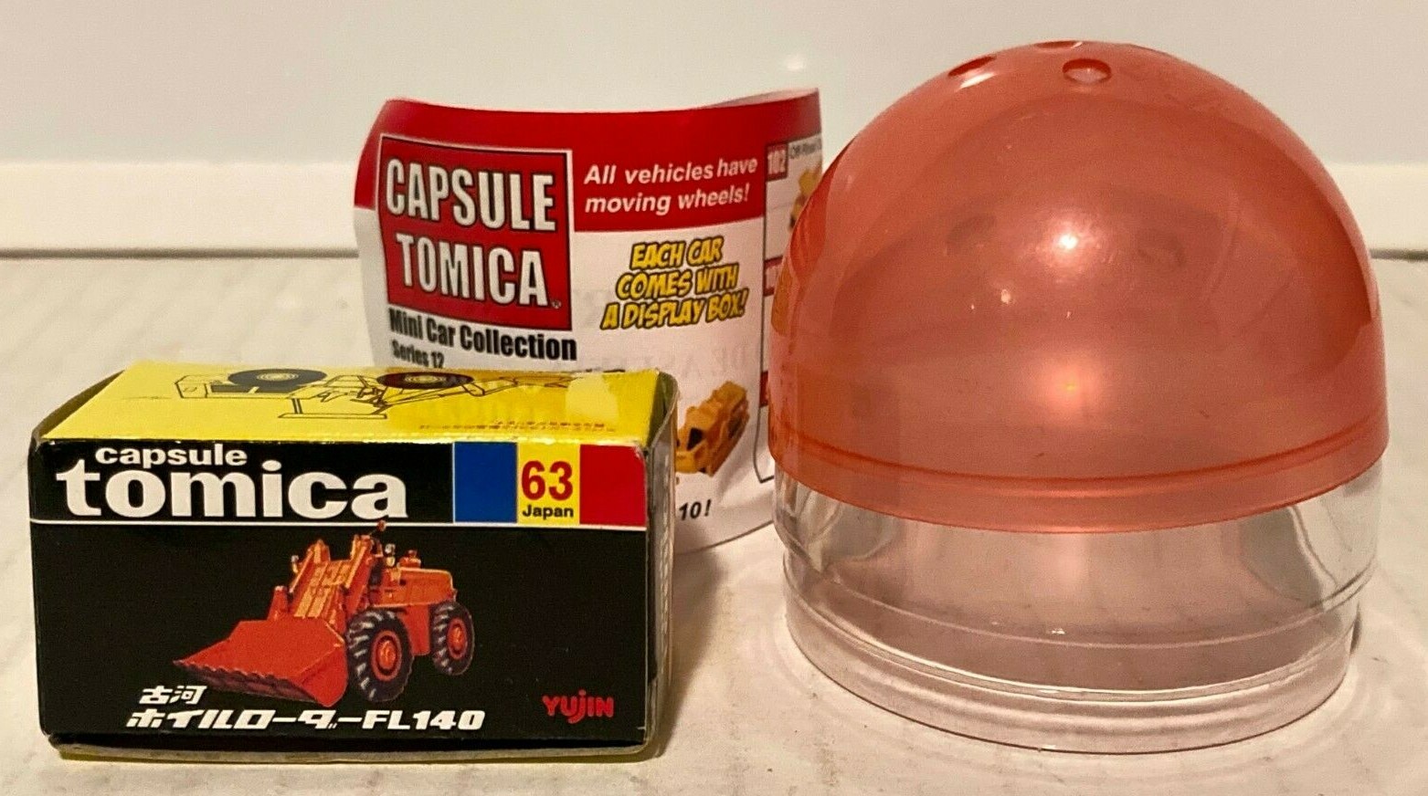 Construction Wheel Loader Capsule Tomica Mini Car Collection Vending 2&Prime; Capsule