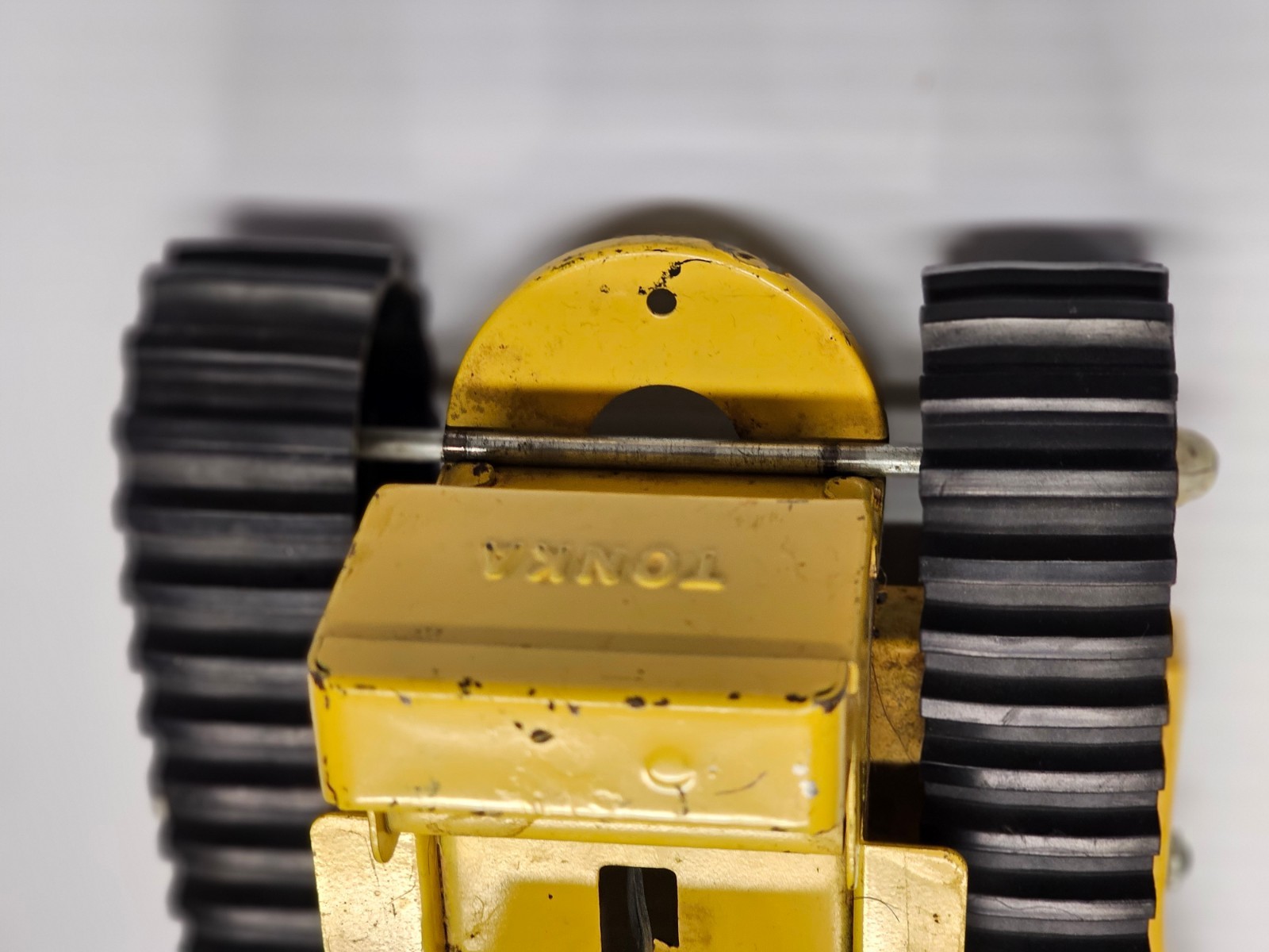 Vintage 1960&rsquo;s Tonka Pressed Steel Yellow Bulldozer