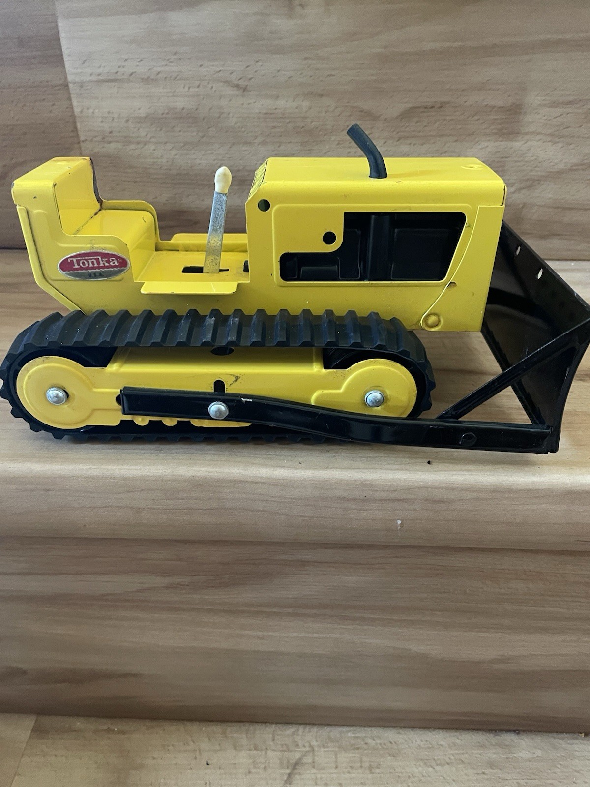 1960&rsquo;s Vintage TONKA TOY Pressed Steel BULL DOZER Bulldozer Construction Rare