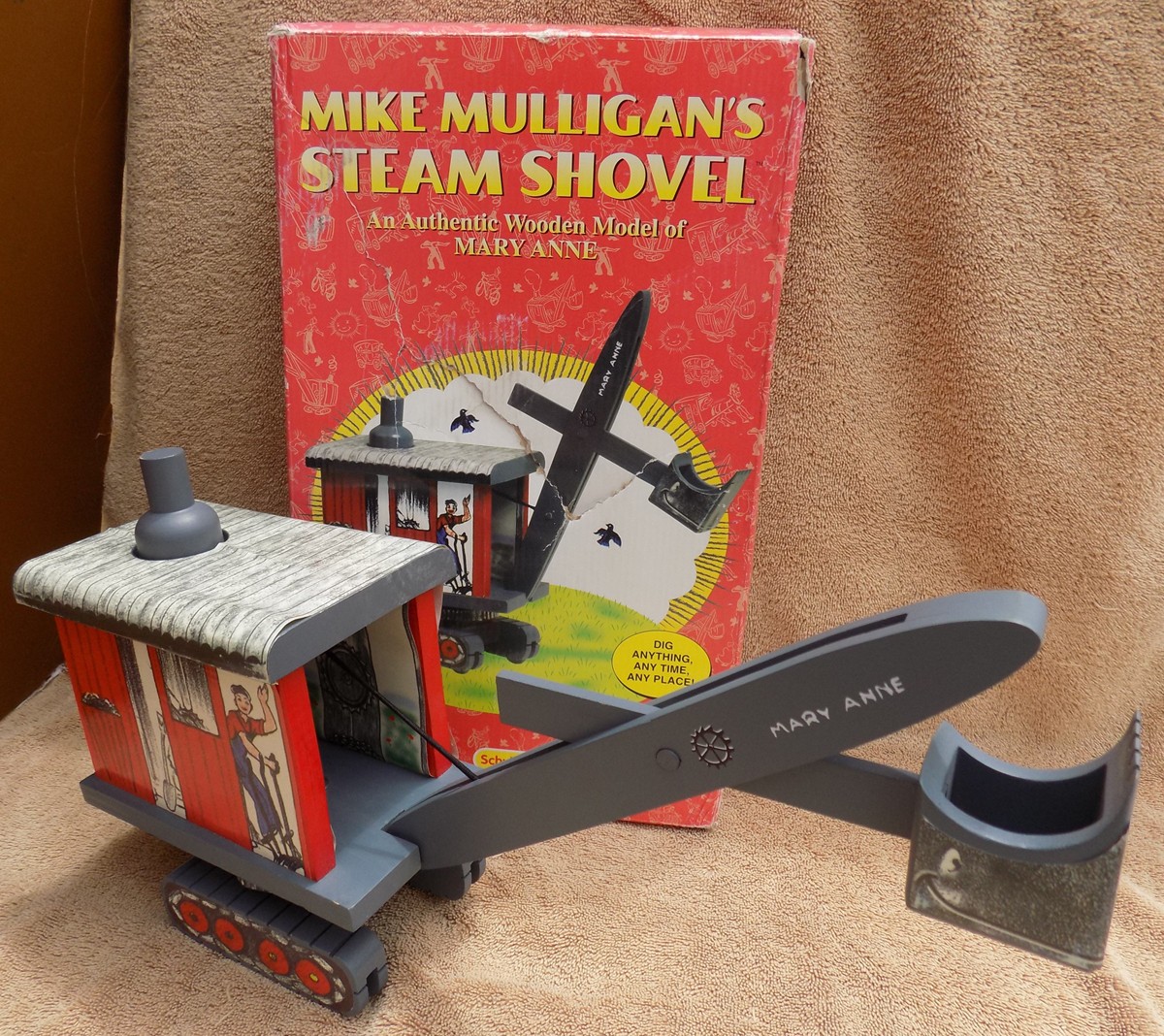Mike Mulligan&rsquo;s Steam Shovel 1999 Limited Edition 60th Anniversary Wooden Toy