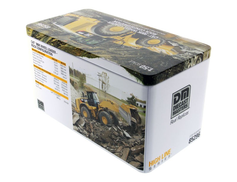 DIECAST MASTERS – CATERPILLAR 980K Wheel Loader for Rock with Ope…