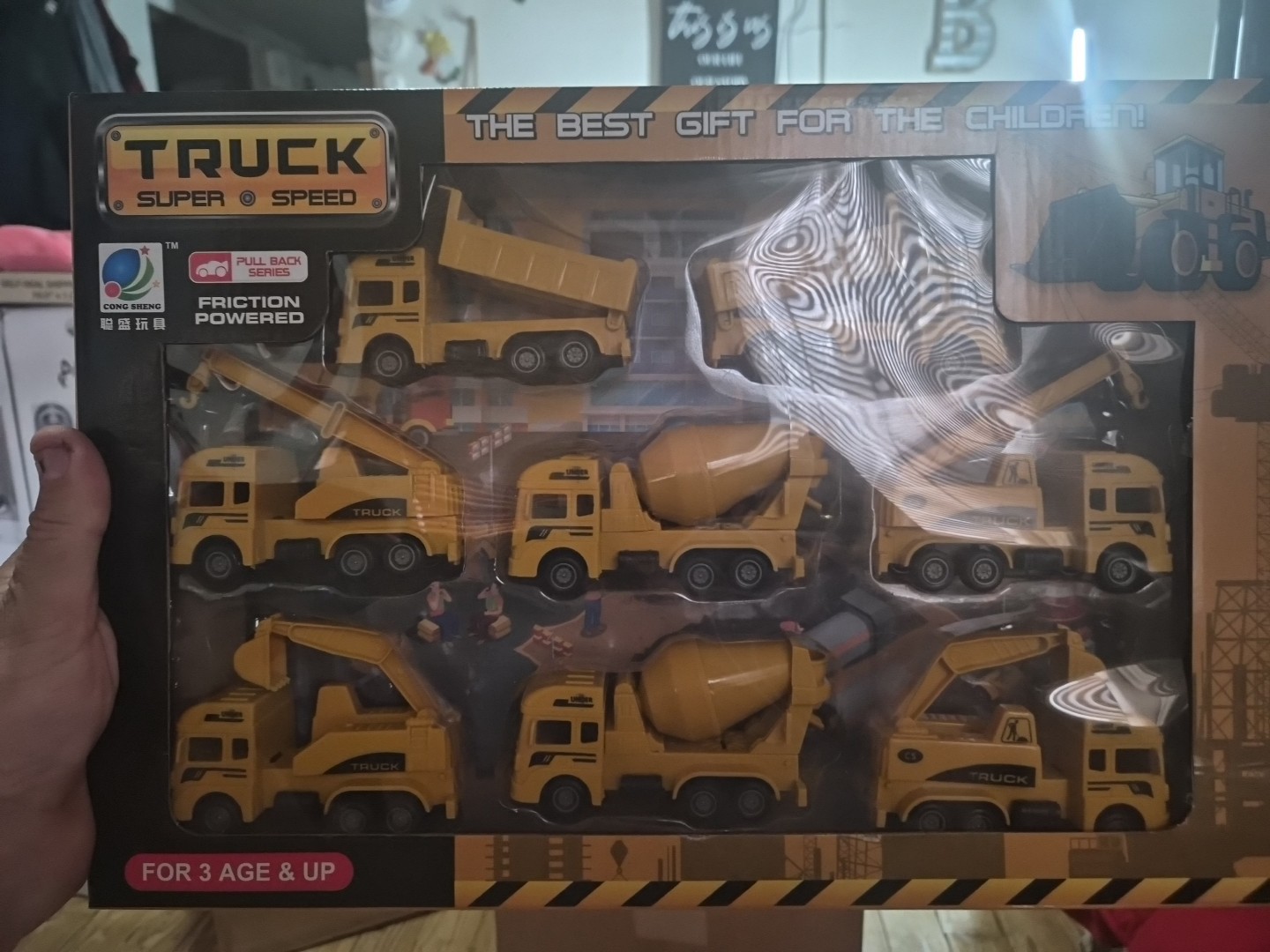 Engineering Vehicle Toy Set Crane Bulldozer Excavator Forklift ABS Kid Car Truck