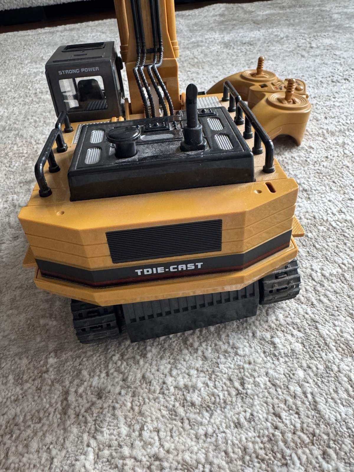 Hulna RC Excavator With Control Tested WORKS *No Battery Charger*