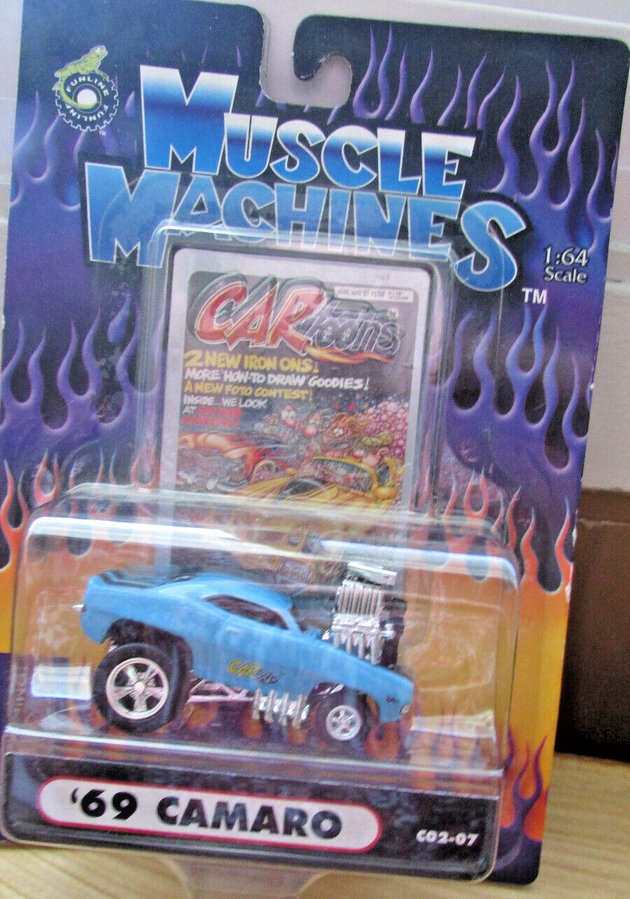 Muscle Machines Cartoons 1969 Camaro New in Package