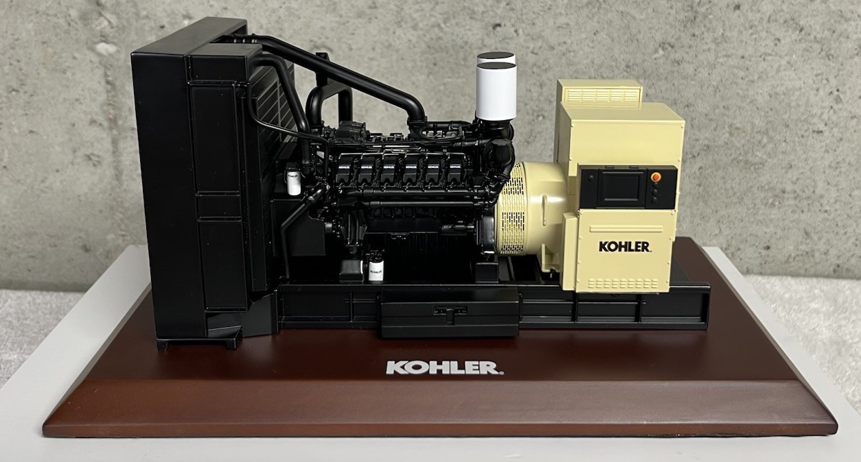 1:20 KOHLER SDMO Diesel Generator Set Construction Machinery Diecast Model IOB