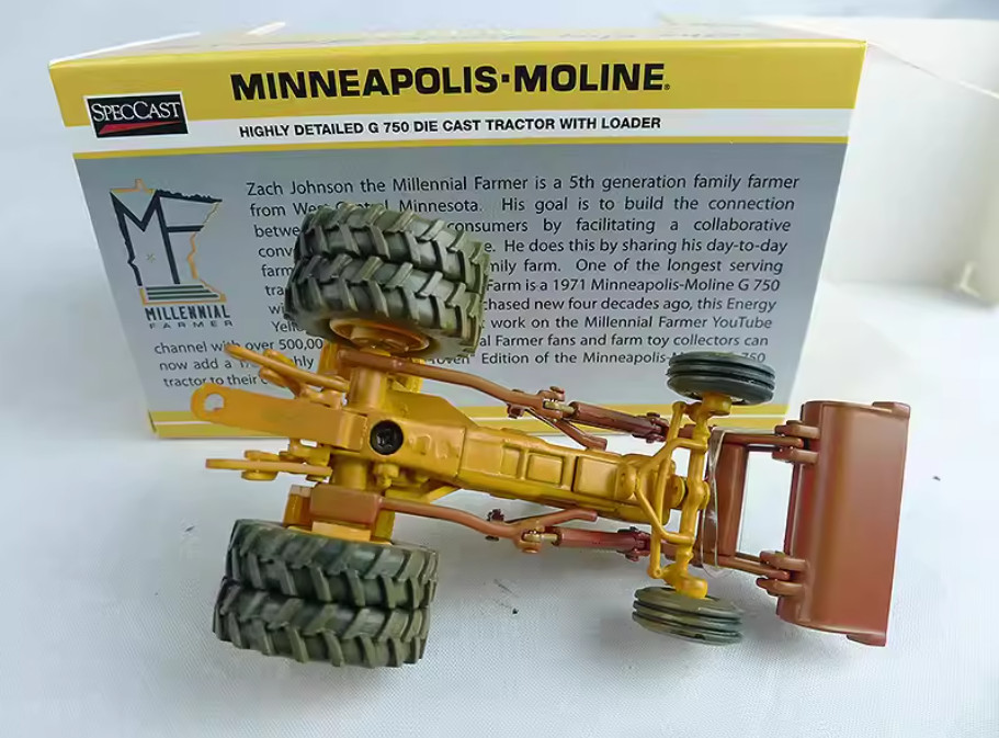1:64 SpecCast ​CUST 1958 Toy Tractor Times MM G 750 Loader Duals Diecast Model
