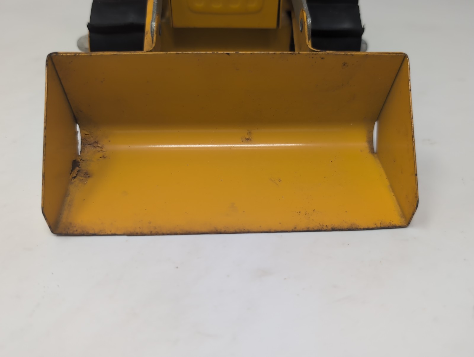 Vintage 1970s Structo by ERTL Toys Pressed Steel Hi-Lift Bulldozer Complete