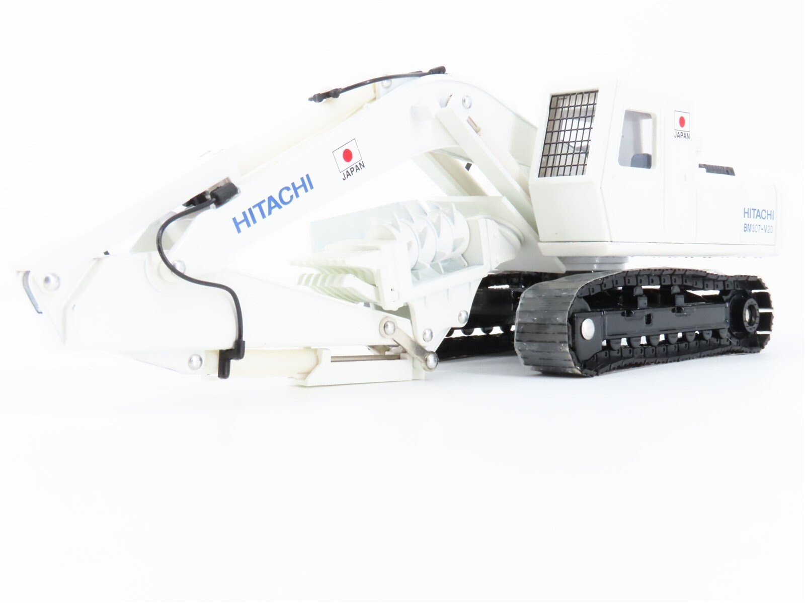 Hitachi BM307-V20 Excavator with Demining Equipment Shinsei 1:40 Scale Model New