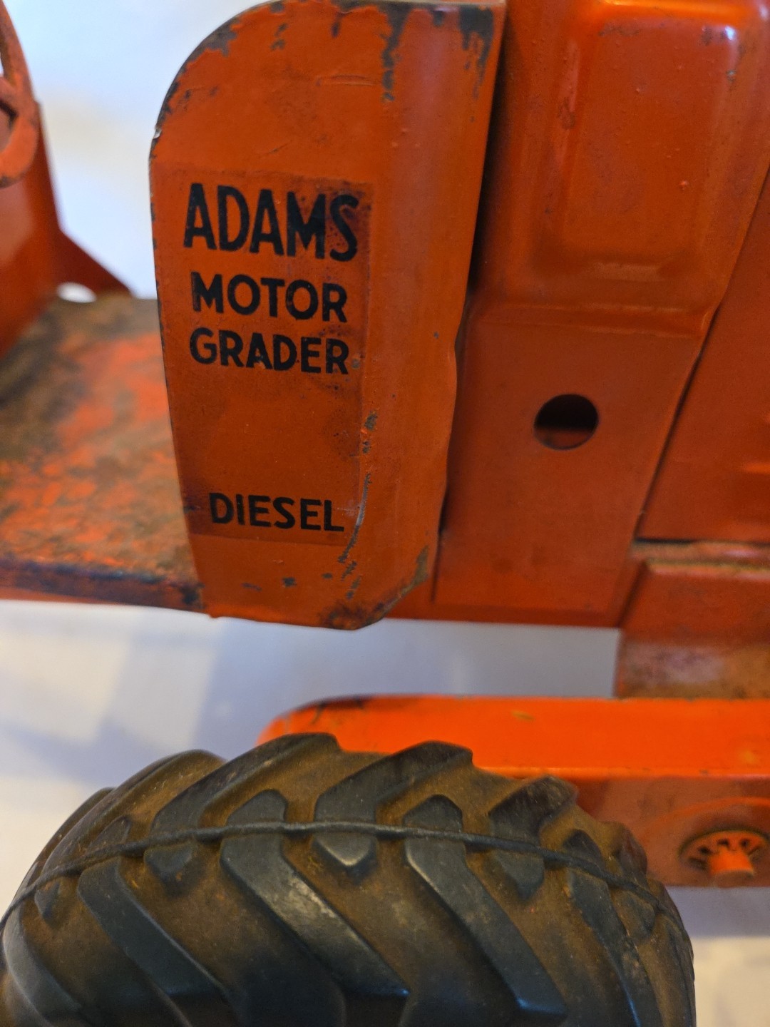 Doepke Model Toys Adams Road Grader Diesel Motor Steel 1950&rsquo;s Vintage Fair Cond
