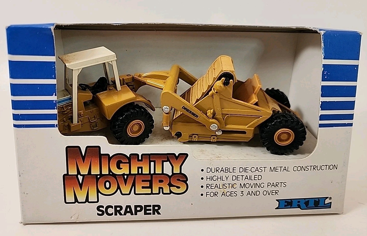NEW Ertl Mighty Movers Diecast INTERNATIONAL HOUGH / WHEEL LOADER 1986box Rough