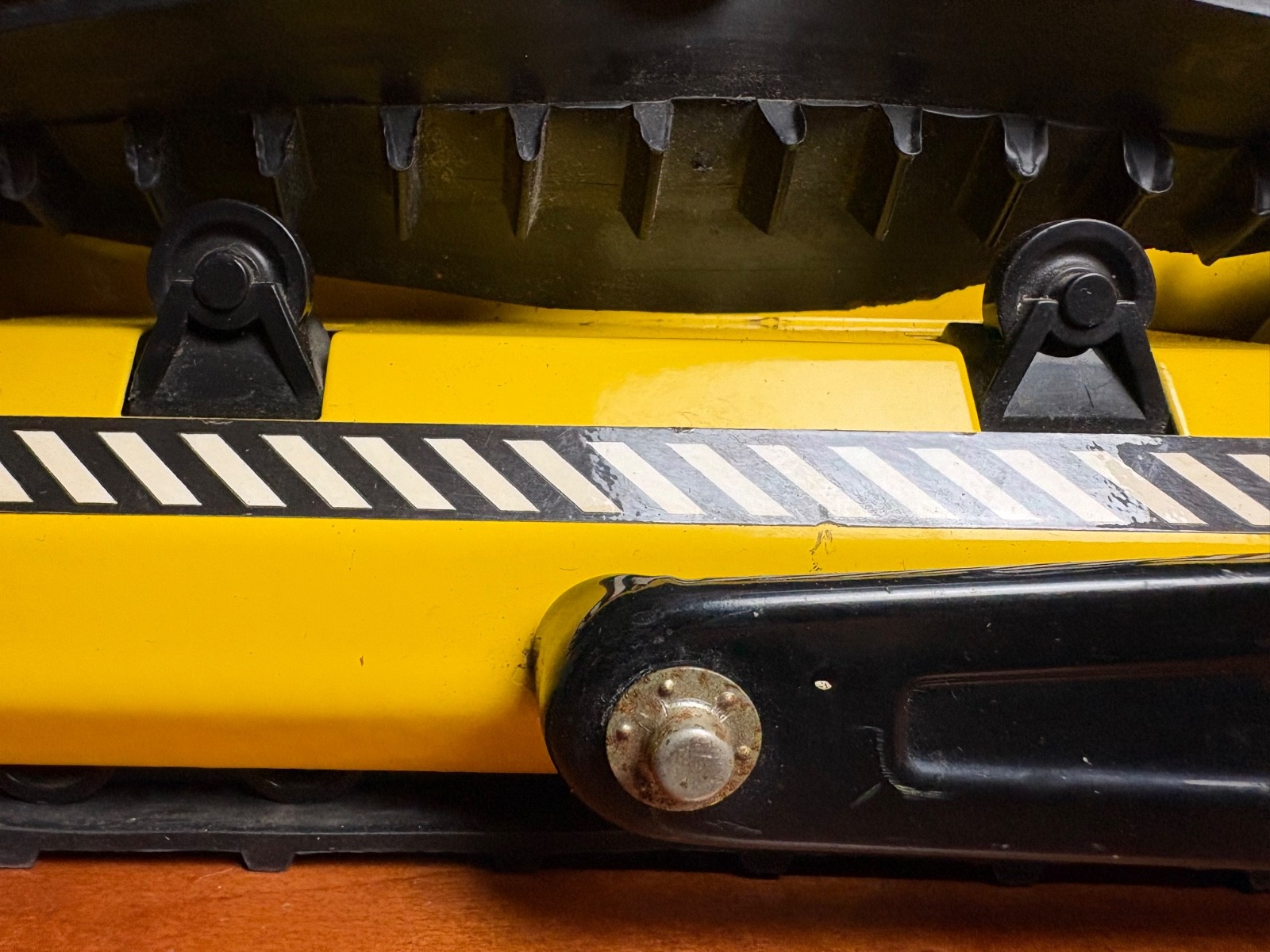 Vintage 80’s turbo diesel Bulldozer Pressed Steel Approx 17 inches Long
