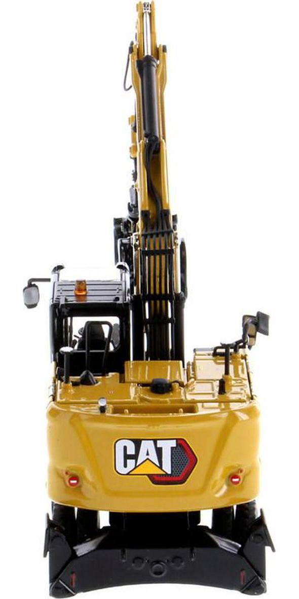 CAT Caterpillar M318 Wheeled Excavator Yellow with Operator High Line Series by