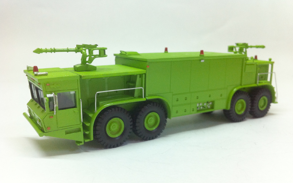 HO 1/87 Oshkosh P-15 Airport Rescue Fire Fighter ARFF – Ready Made Resin Model