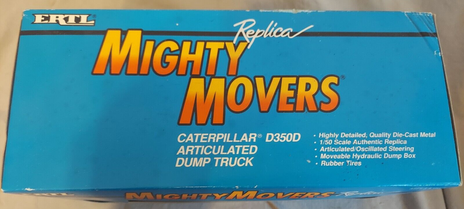 Mighty Movers Caterpillar D350D Articulated Dump Truck ERTL 1:50 Scale #2431